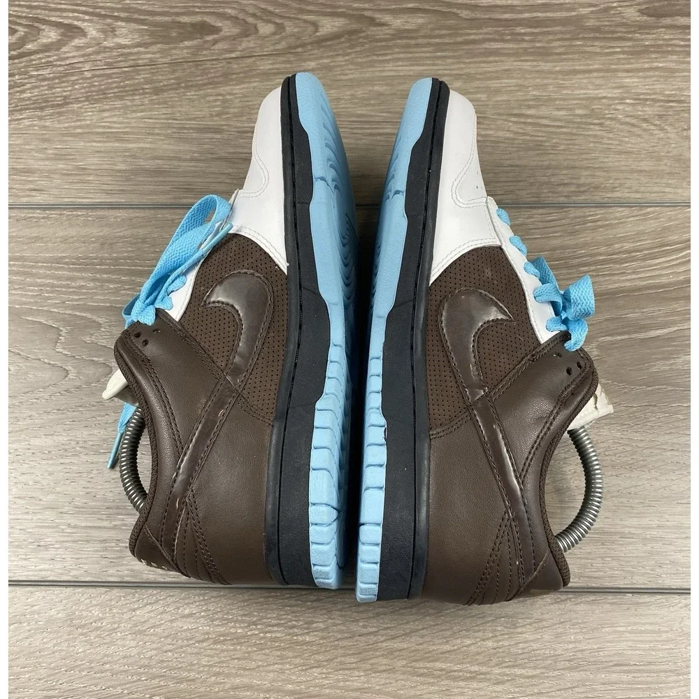 Nike Women's Dunk Low White Baroque‎ Brown Low Top Sneakers White Size 8.5